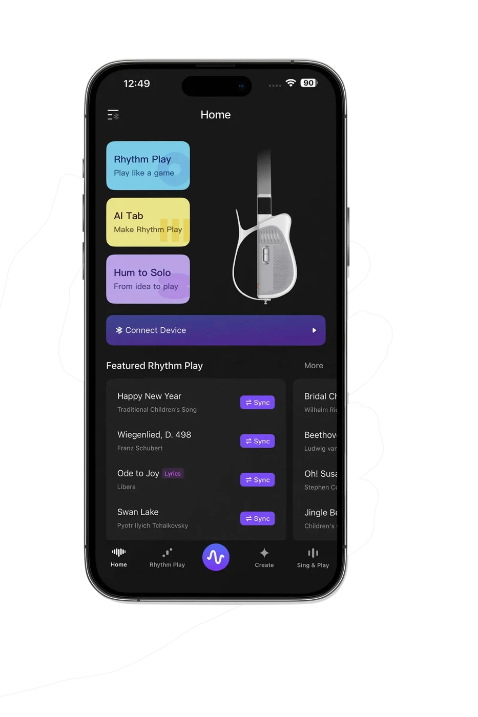 Melo-D Guitar companion app